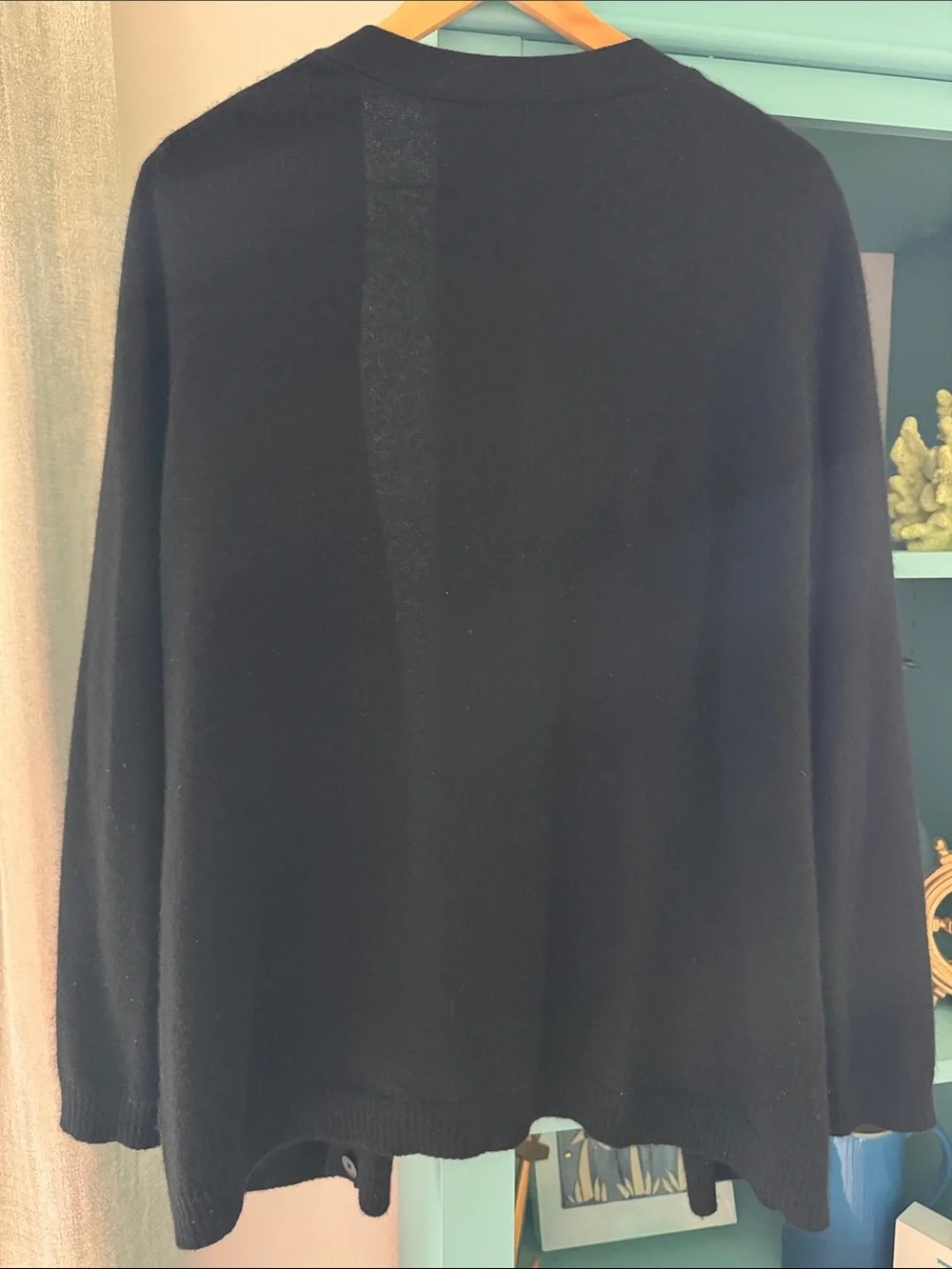 Isaac Mizahi Live Women's Black Cashmere Cardigan XL VGUC